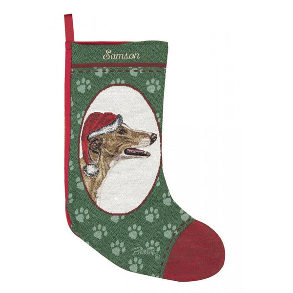 Greyhound Christmas Stocking