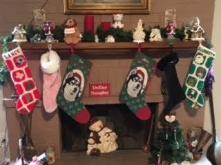 Husky Personalized Christmas Stocking