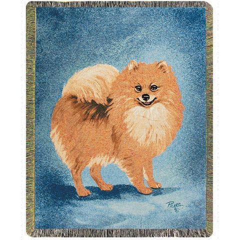 Pomeranian Throw Blanket