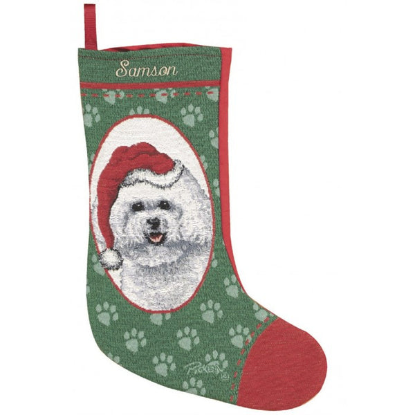 Bichon Frise Christmas Stocking