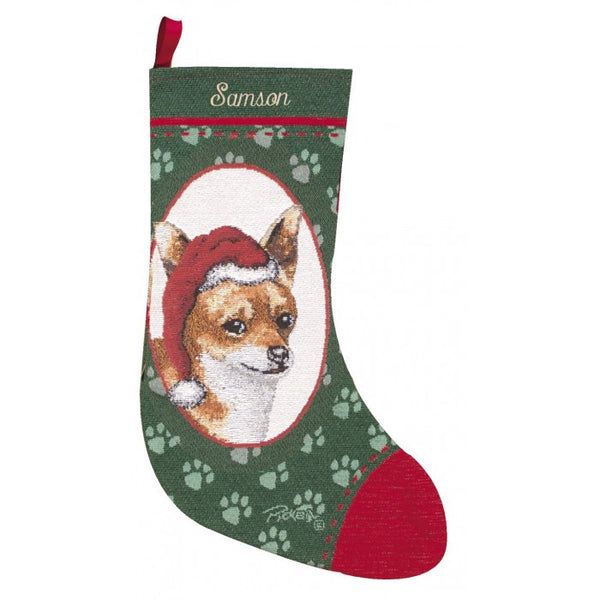 Chihuahua Christmas Stocking