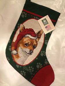 Chihuahua Personalized Christmas Stocking
