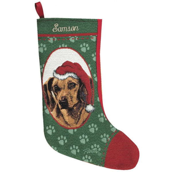 Dachshund Christmas Stocking