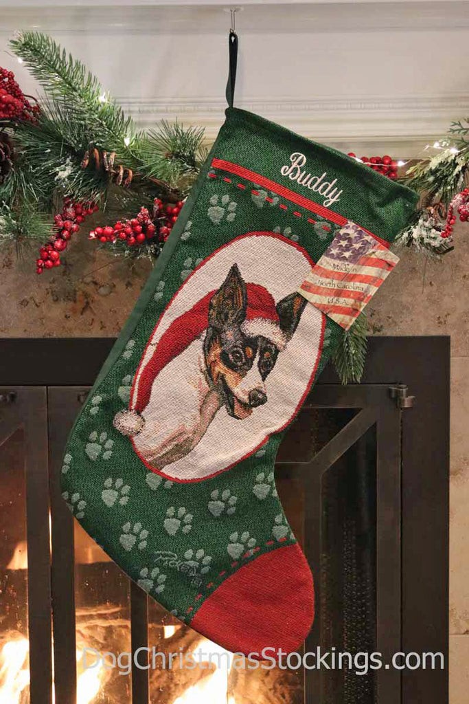 Needlepoint Personalized Christmas Stocking: Tree and Gifts