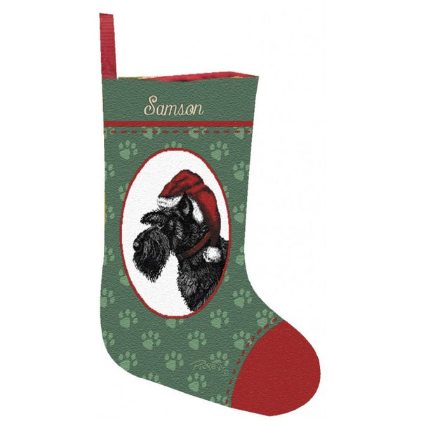 Scottish Terrier Scottie Christmas Stocking