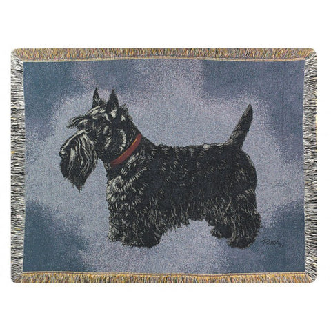 Scottish Terrier Throw Blanket