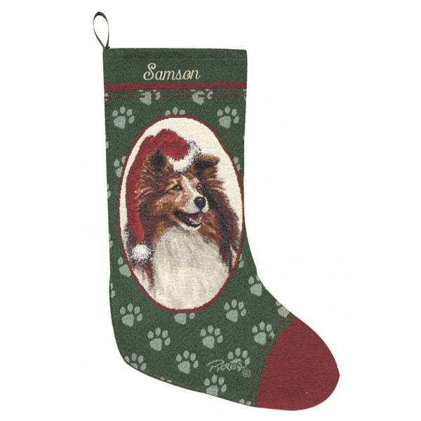 Shetland Sheepdog Christmas Stocking