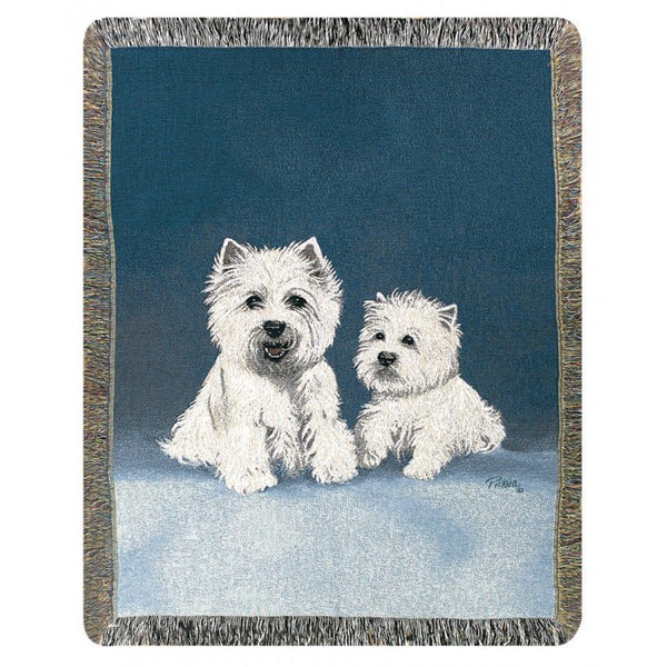 West Highland White Terrier Throw Blanket