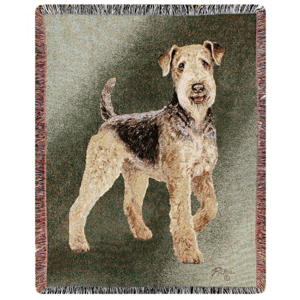 Airdale Personalized Throw Blanket