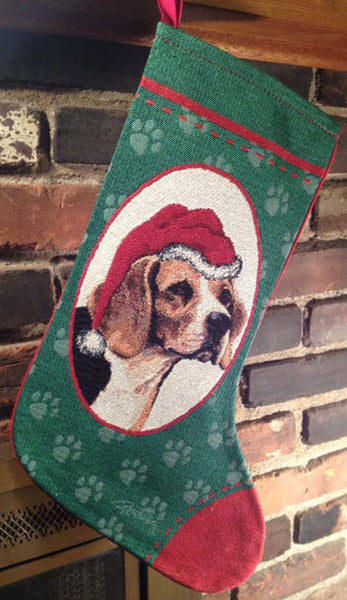 Beagle Personalized Christmas Stocking