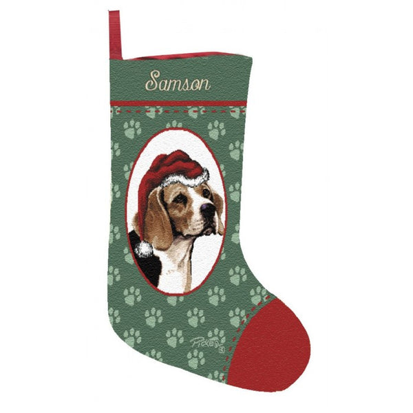 Beagle Christmas Stocking