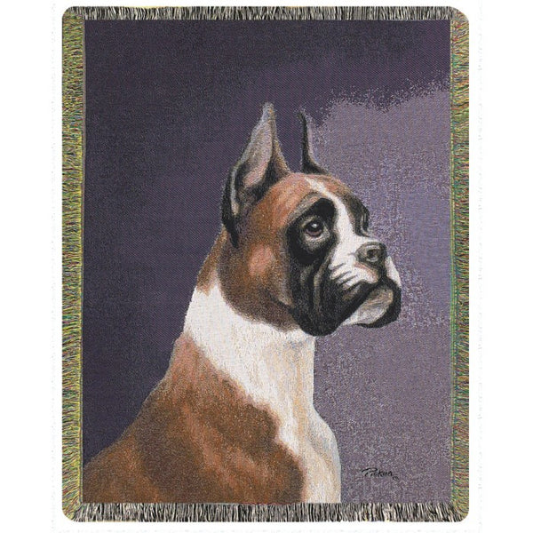 Boxer Throw Blanket