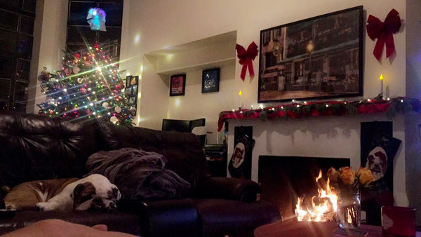 Bulldog Personalized Christmas Stocking