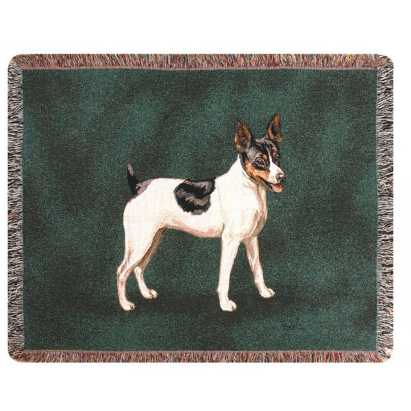 Rat Terrier Throw Blanket